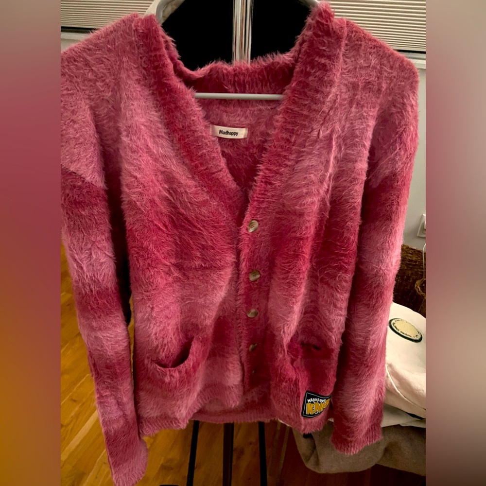 Madhappy fuzzy cardigan